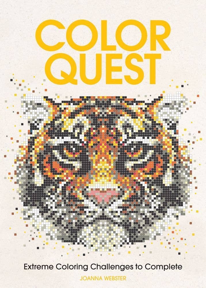 Color Quest Color-By-Number Book