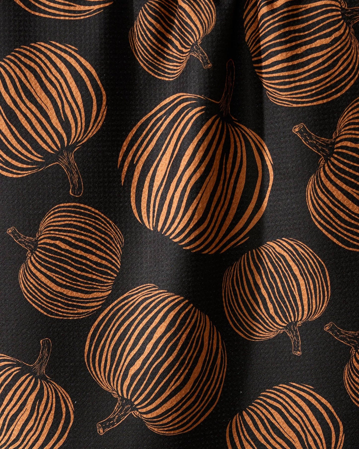 Geometry Teal Towel- Pumpkin Noir