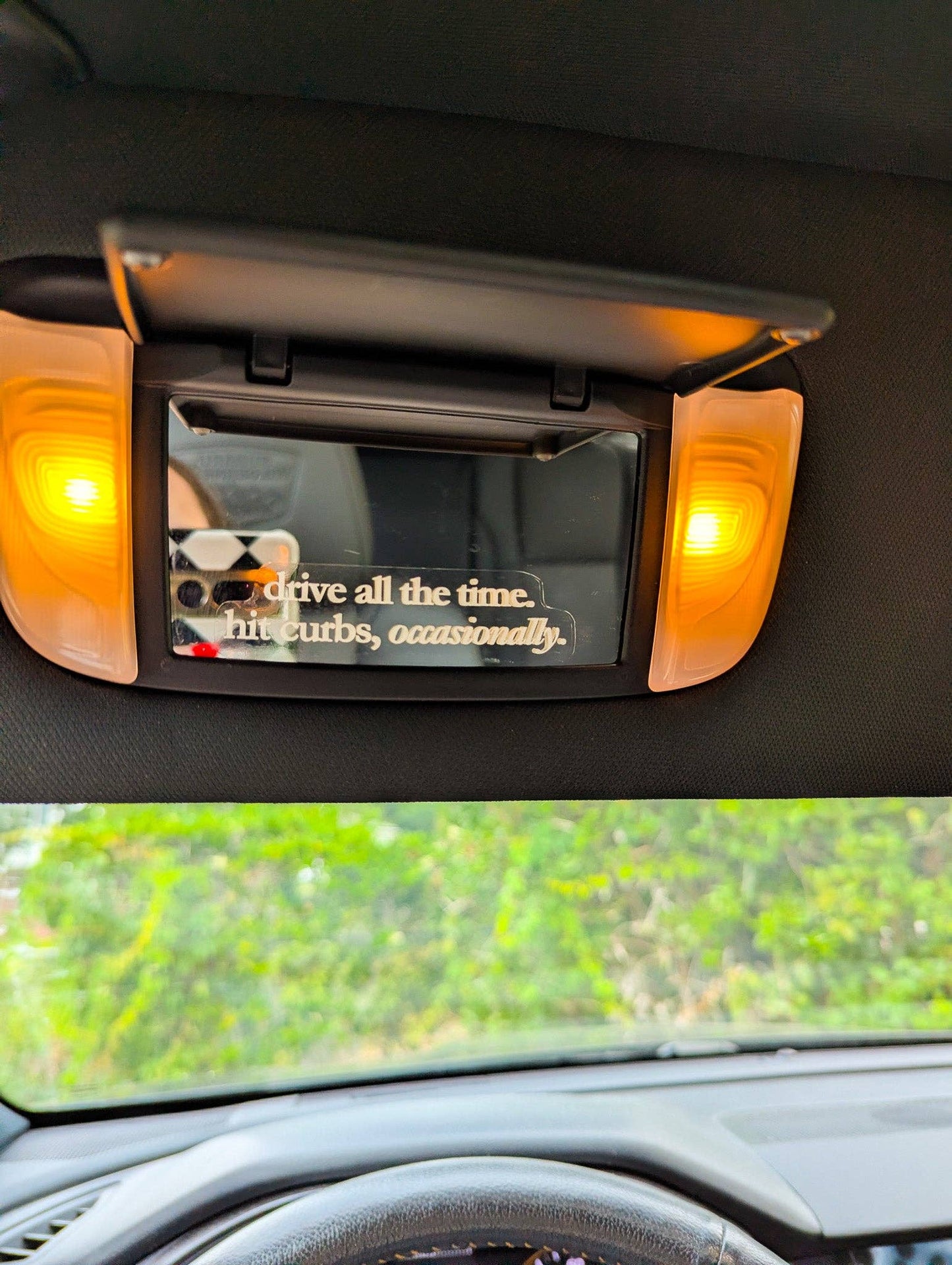 Mirror Decal- Hit Curbs