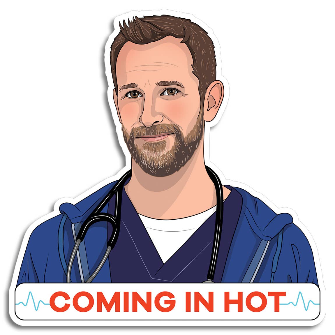 The Pitt Coming in Hot Sticker