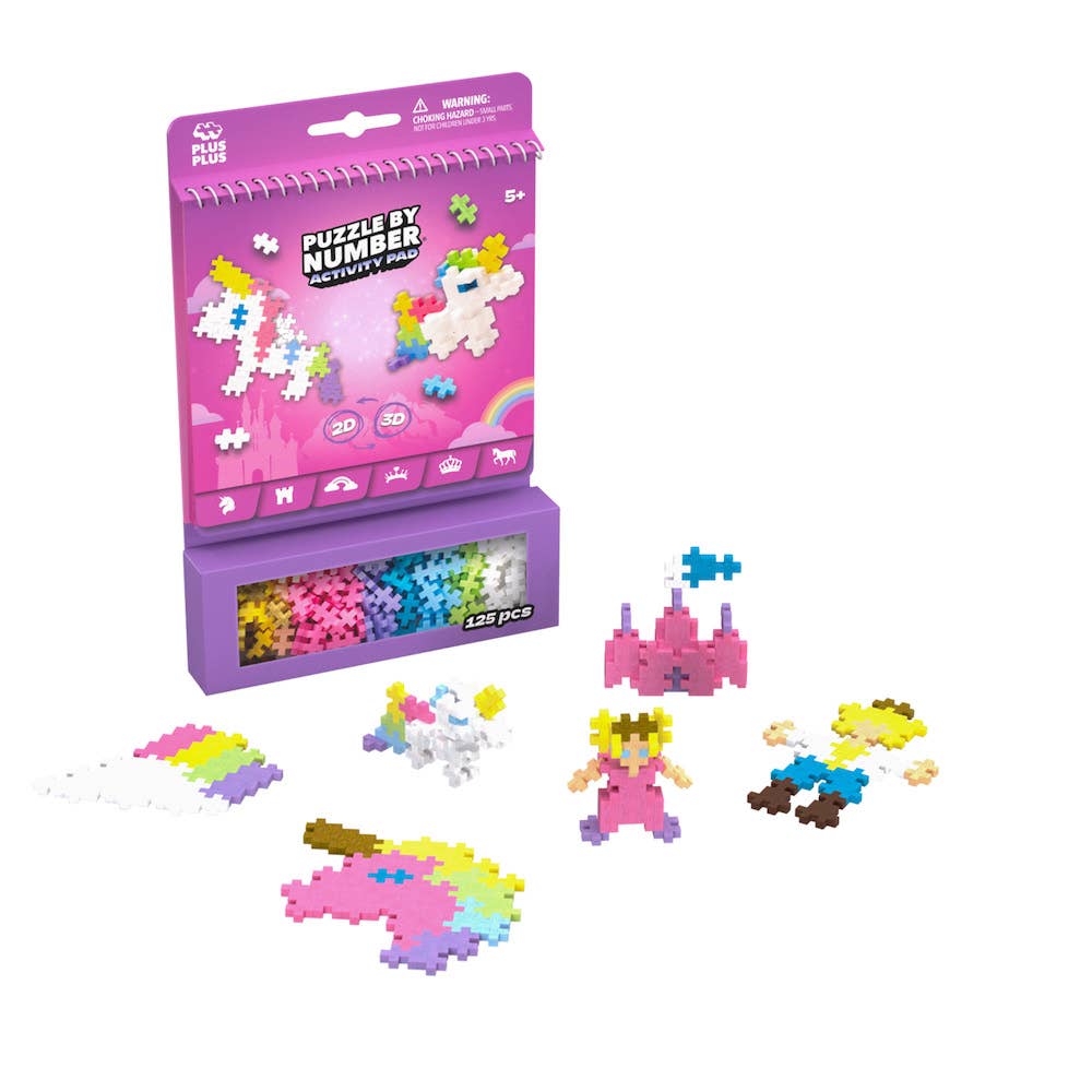 Plus Plus Puzzle By Number Activity Pad - Fairytale
