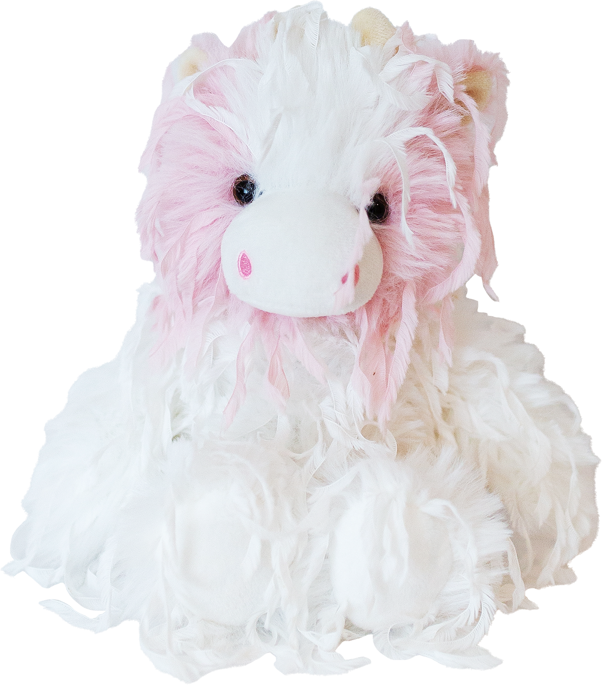 Feathers Strawberry Cow Plushie