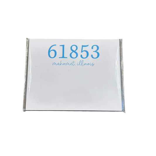 61853 Zip Code Dittie Notepad