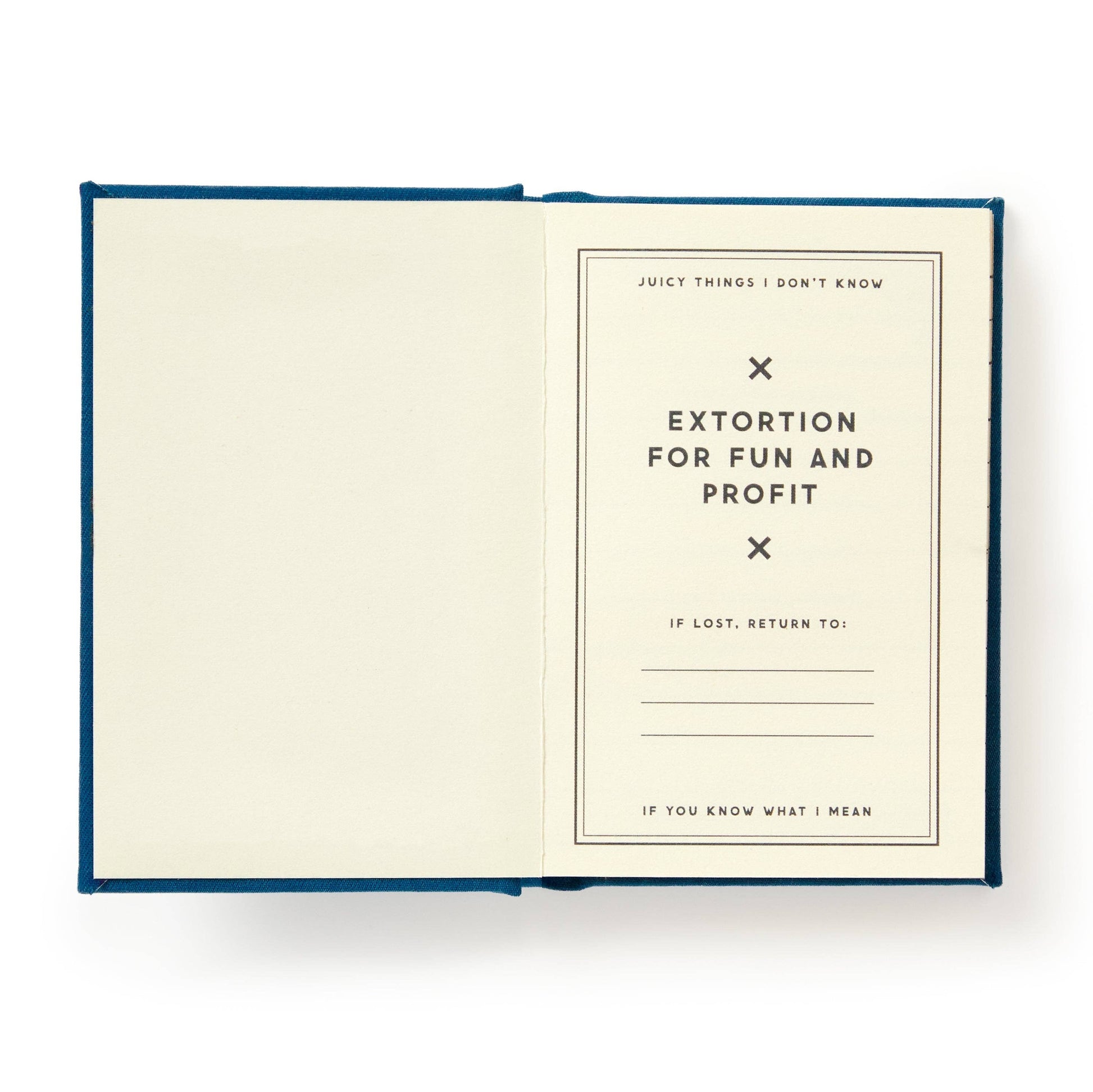 Open book with text on a white background