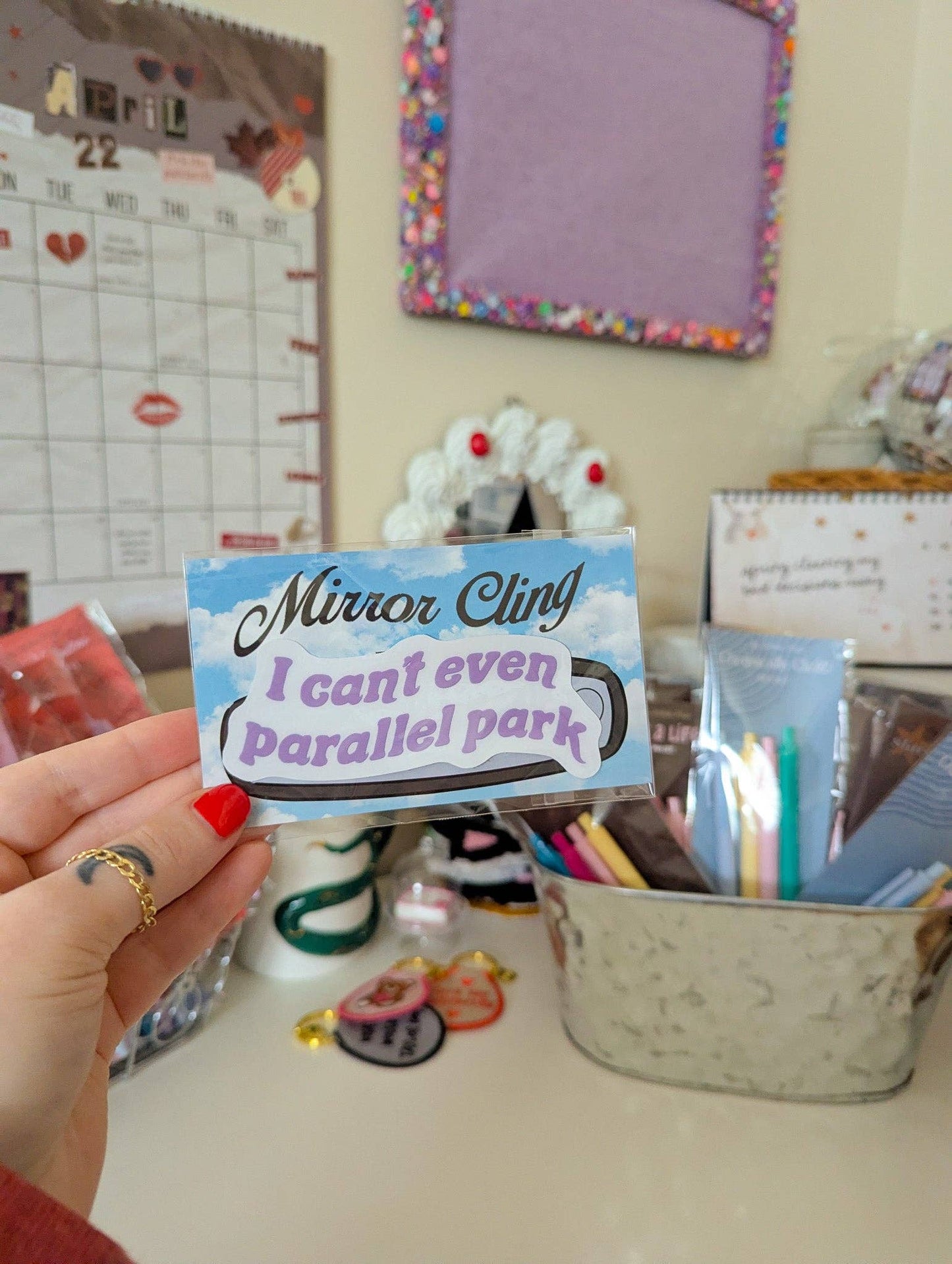 Mirror Decal- Parallel Park