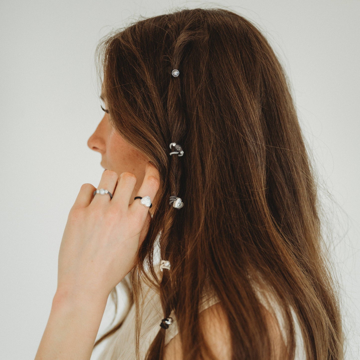 K'Lani Hair Tie Rings- Luna