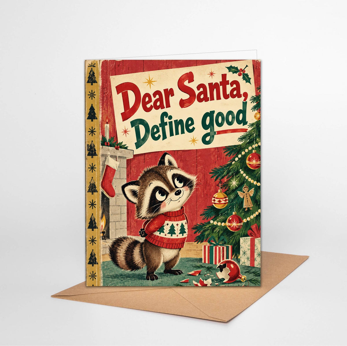 Dear Santa, Define Good Christmas Card