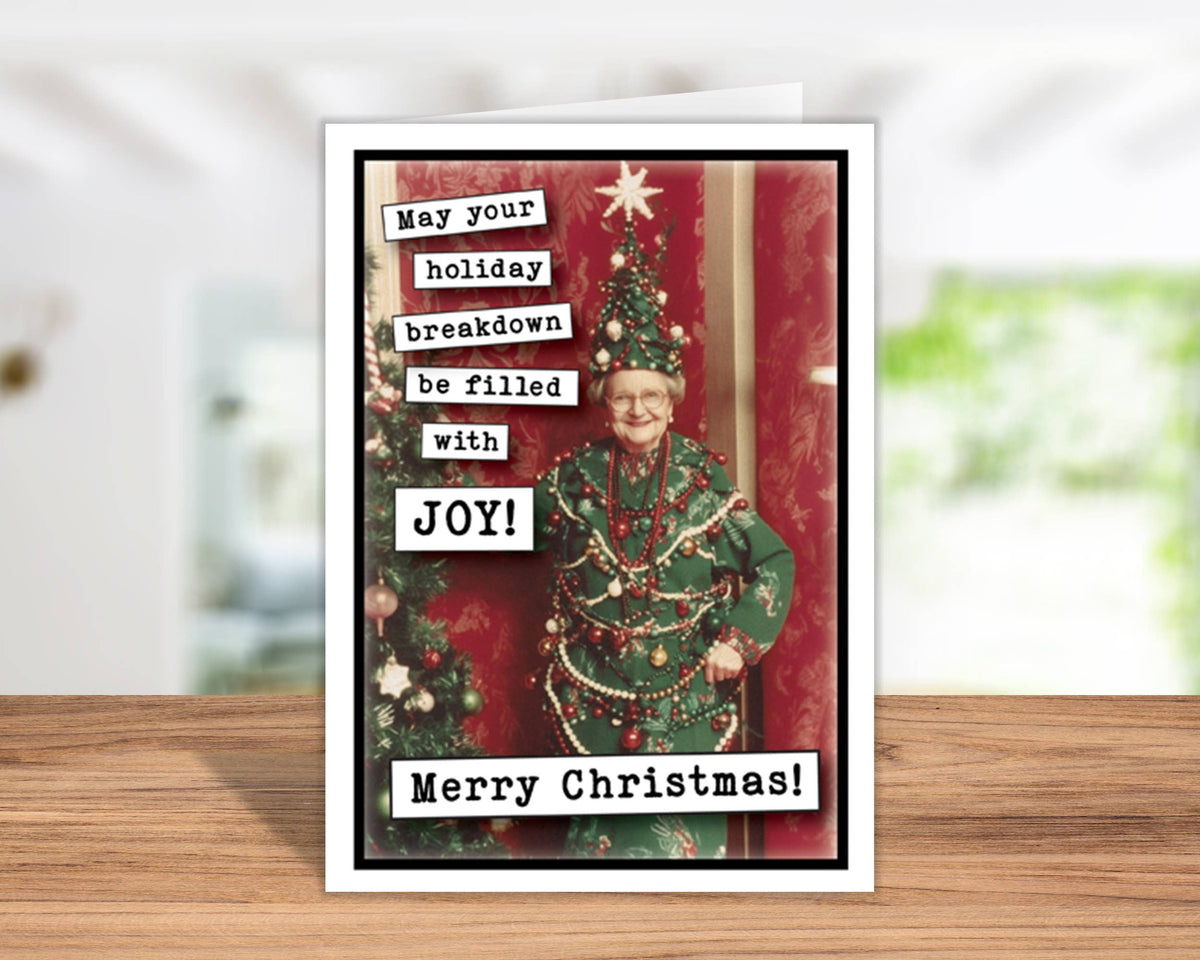 Holiday Breakdown Christmas Card