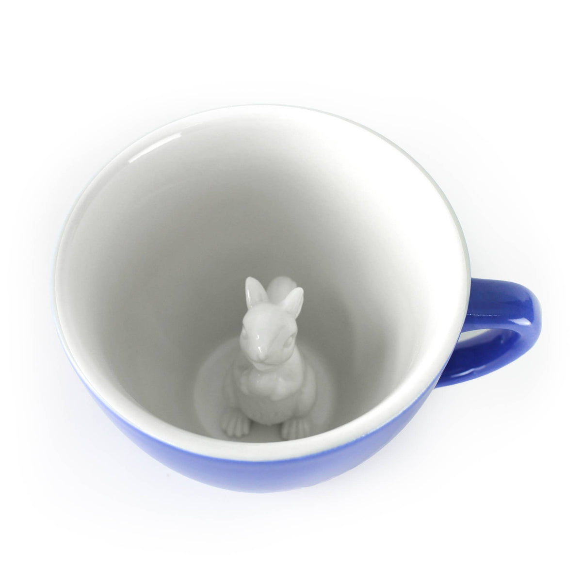 Squirrel | Ceramic Surprise Mug Gift (11 oz. Cobalt Blue)