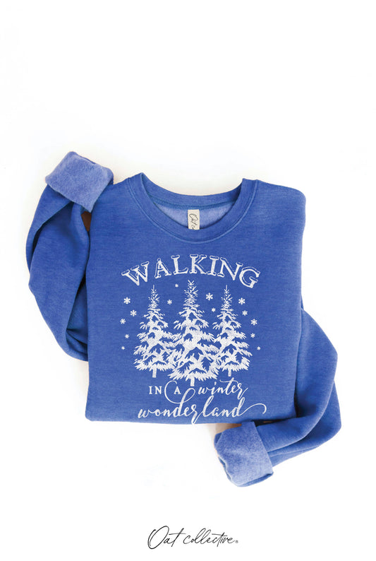 WALKING IN A WINTER WONDERLAND Graphic Sweatshirt