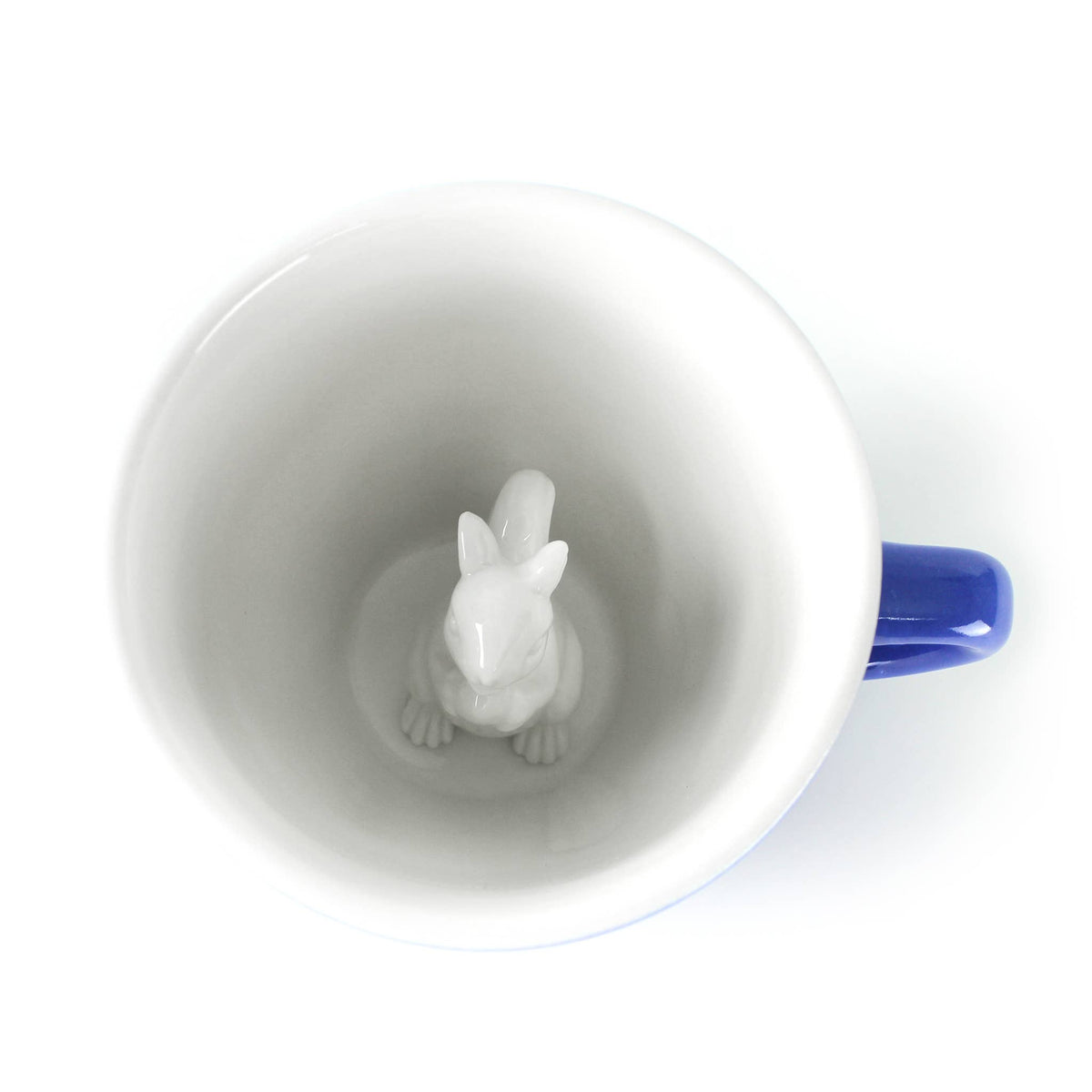 Squirrel | Ceramic Surprise Mug Gift (11 oz. Cobalt Blue)