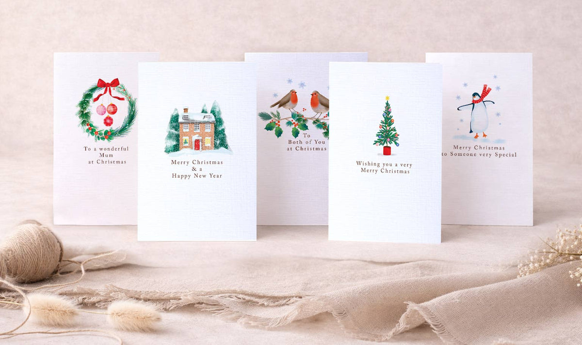 Happy Holidays Penguin Card