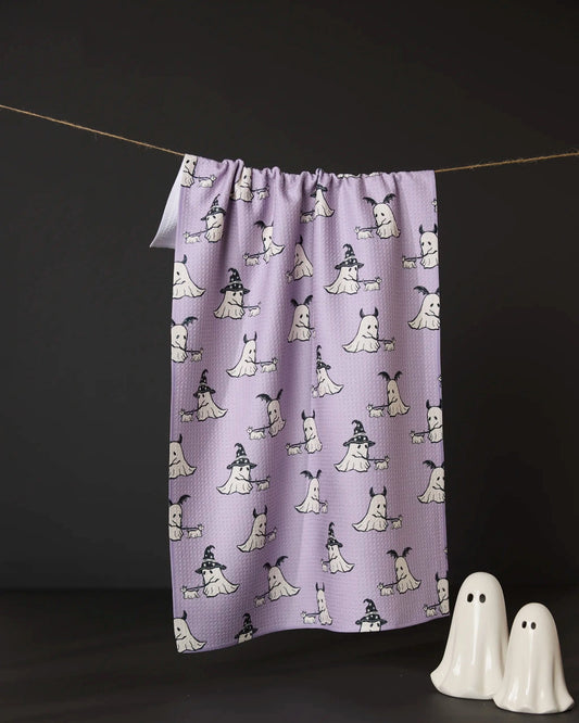 Geometry Tea Towel- Spooky Ghost Walk