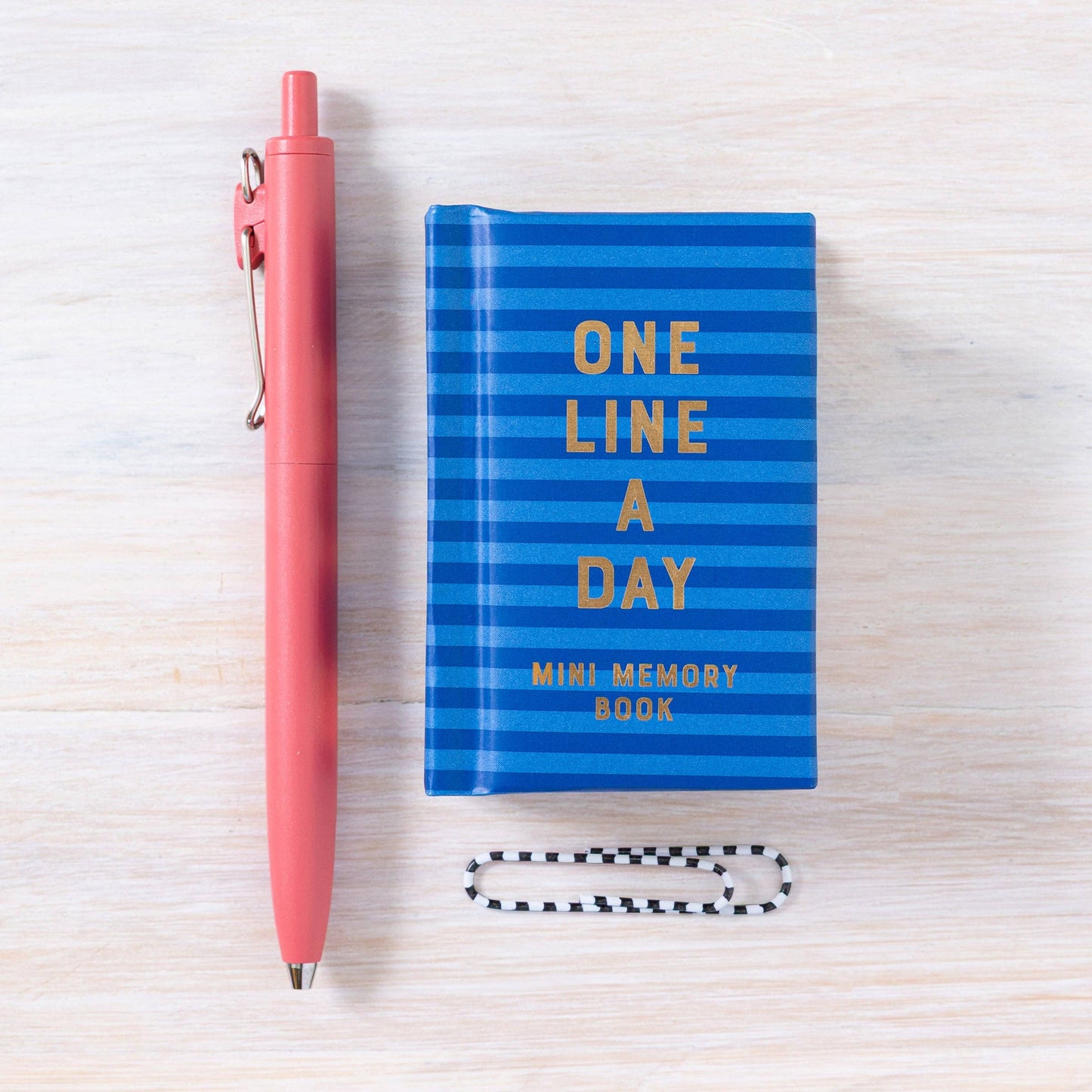 Navy Stripes Mini One Line a Day