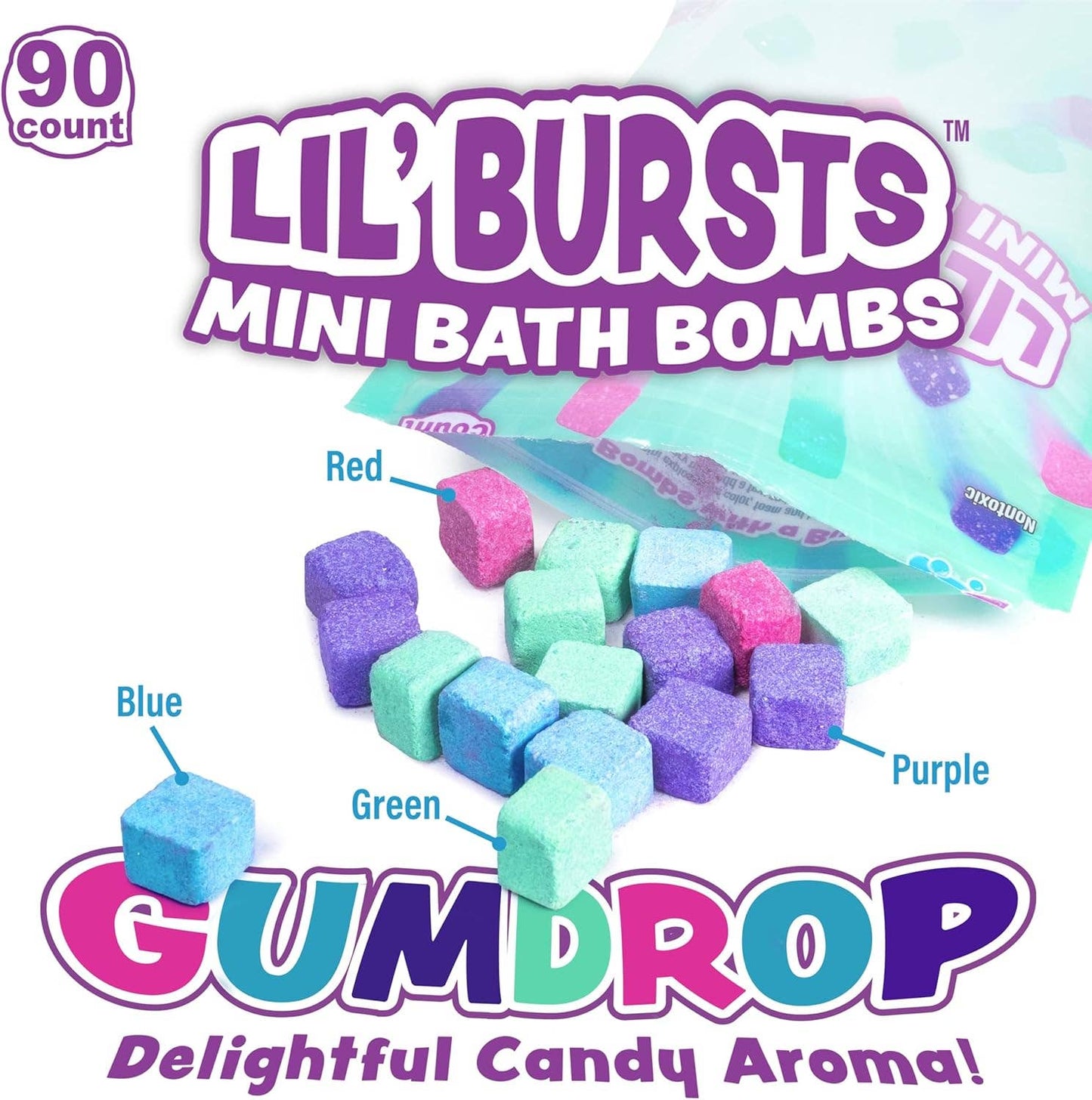 Lil' Bursts Mini Bath Bombs for Kids