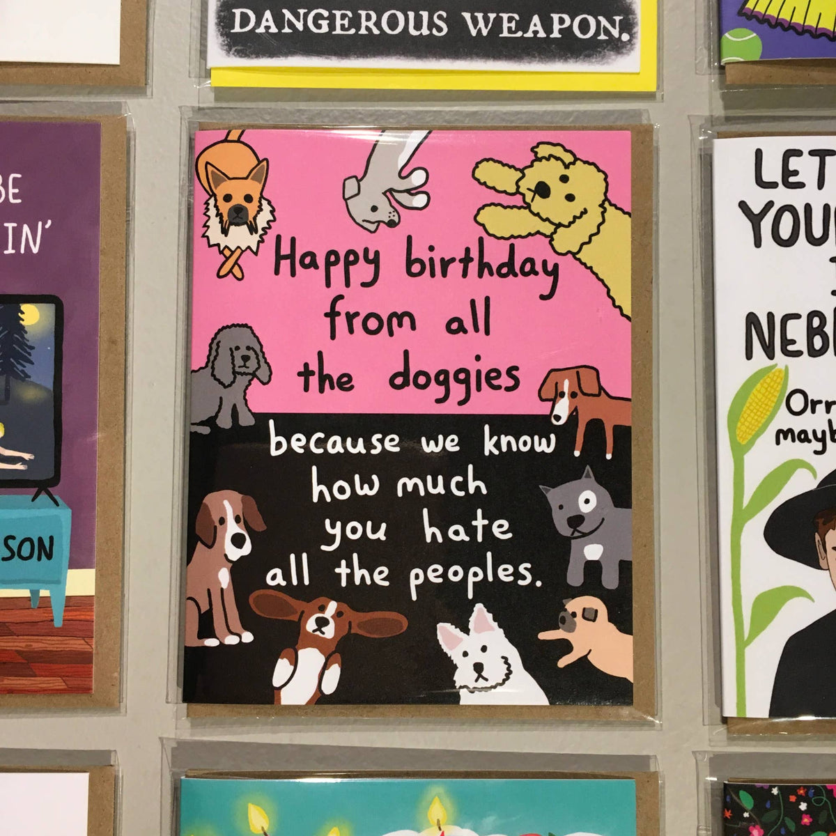 Happy Birthday From All The Doggies Card