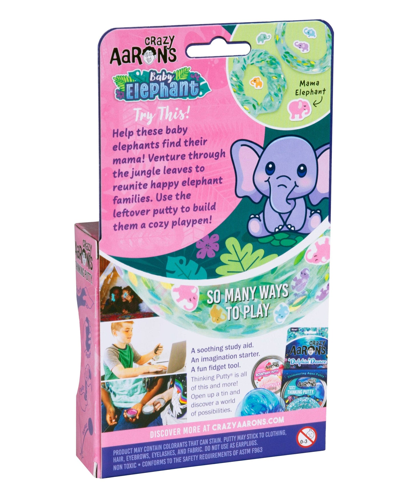 Baby Elephant Thinking Putty