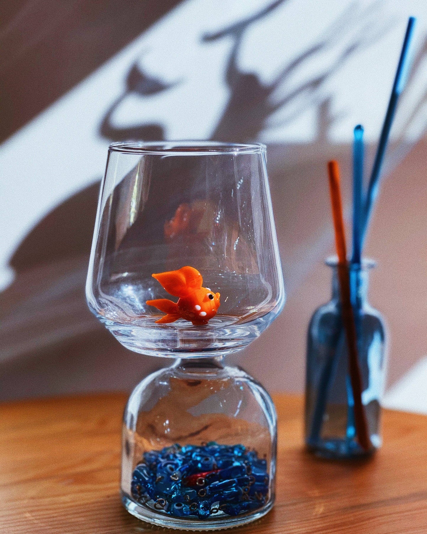 Handmade Nemo Figure Drinking Glass
