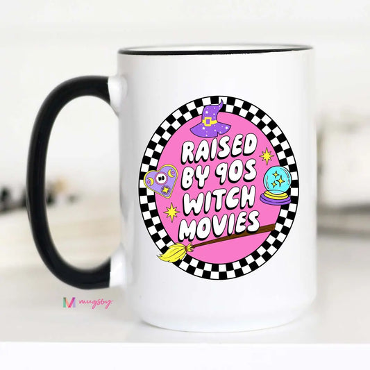 Raised by 90's Witch Movies Mug