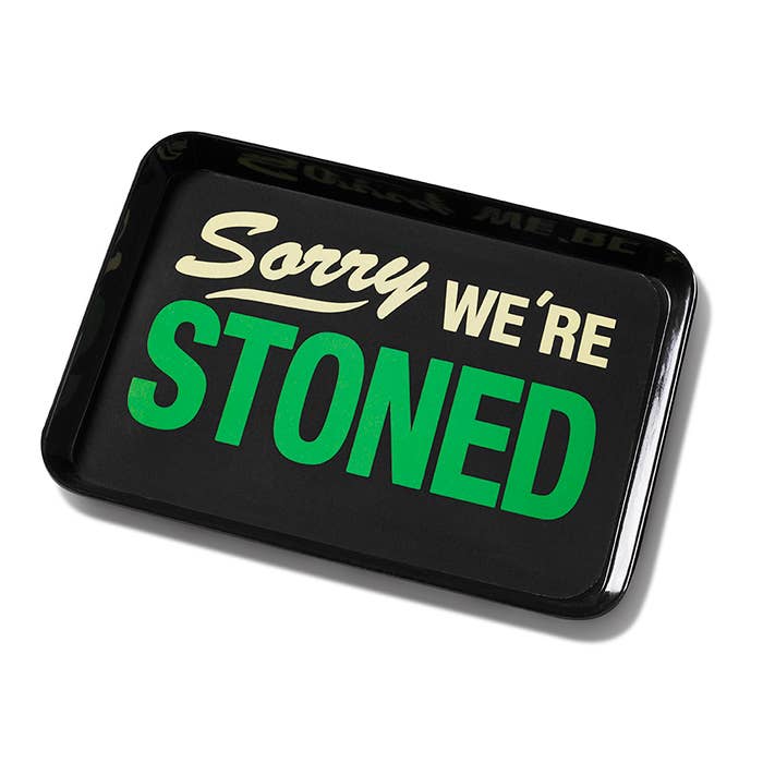 "Sorry We're Stoned" Trinket Tray