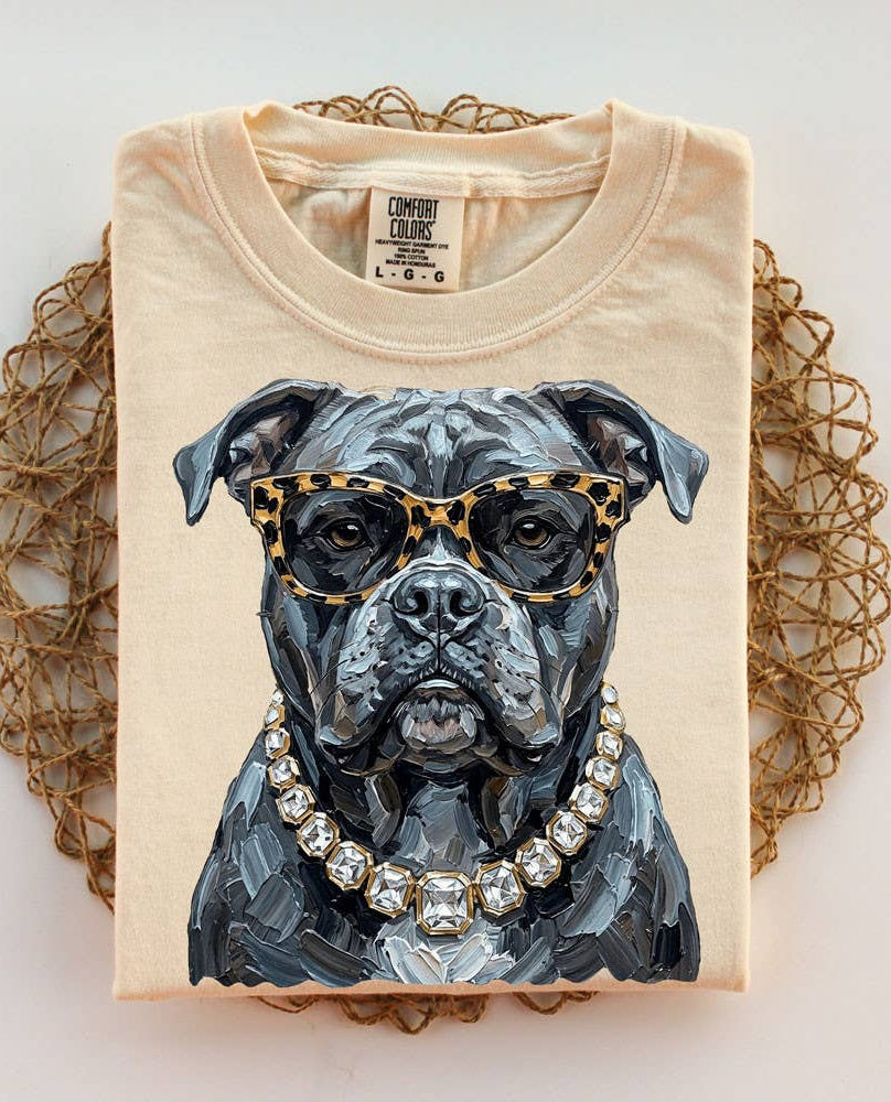Glam Bulldog Tee