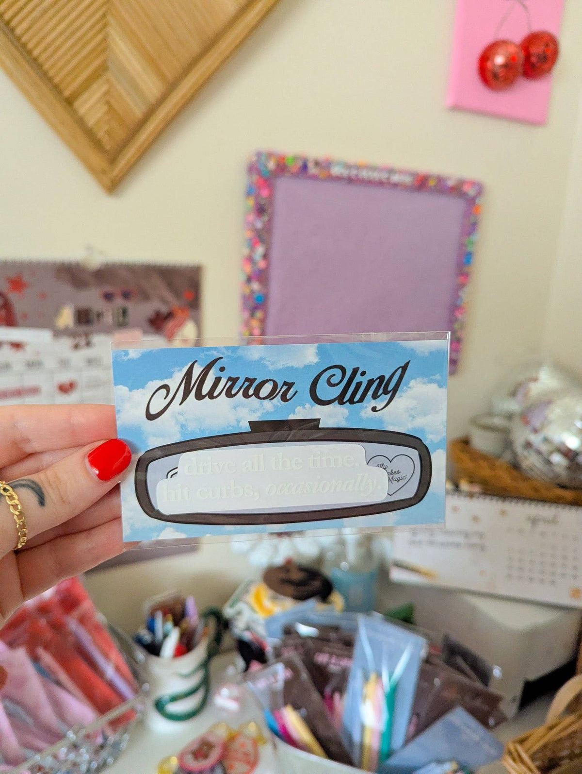 Mirror Decal- Hit Curbs