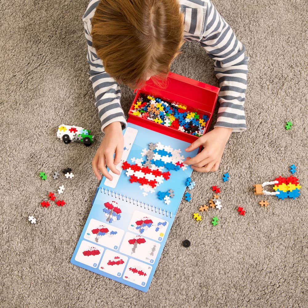 Plus Plus Puzzle By Number Activity Pad - Transportation