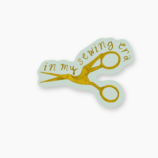 In My Sewing Era Sticker