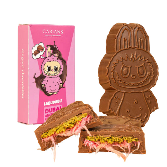 Labudabu Angel Hair Dubai Chocolate Bar - Pink Cotton Candy