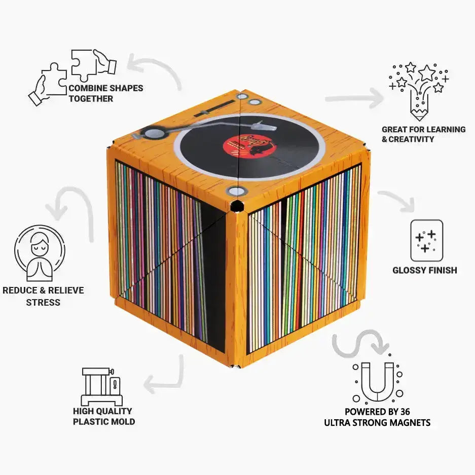 Shashibo Radio Tave Magnetic Puzzle Cube