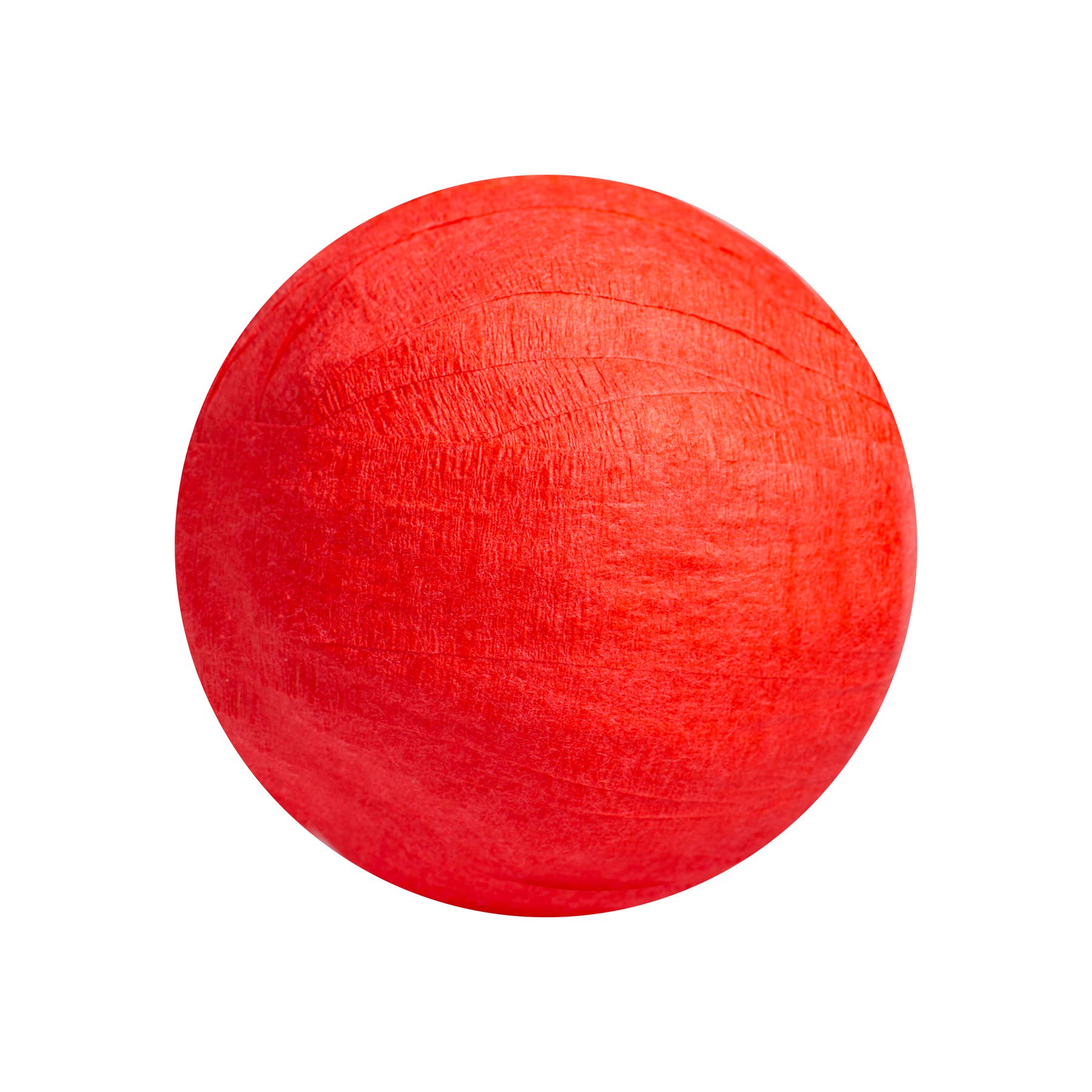 Red ball on a white background