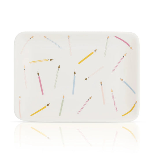 Celebrate Wildly Candle Ring Dish