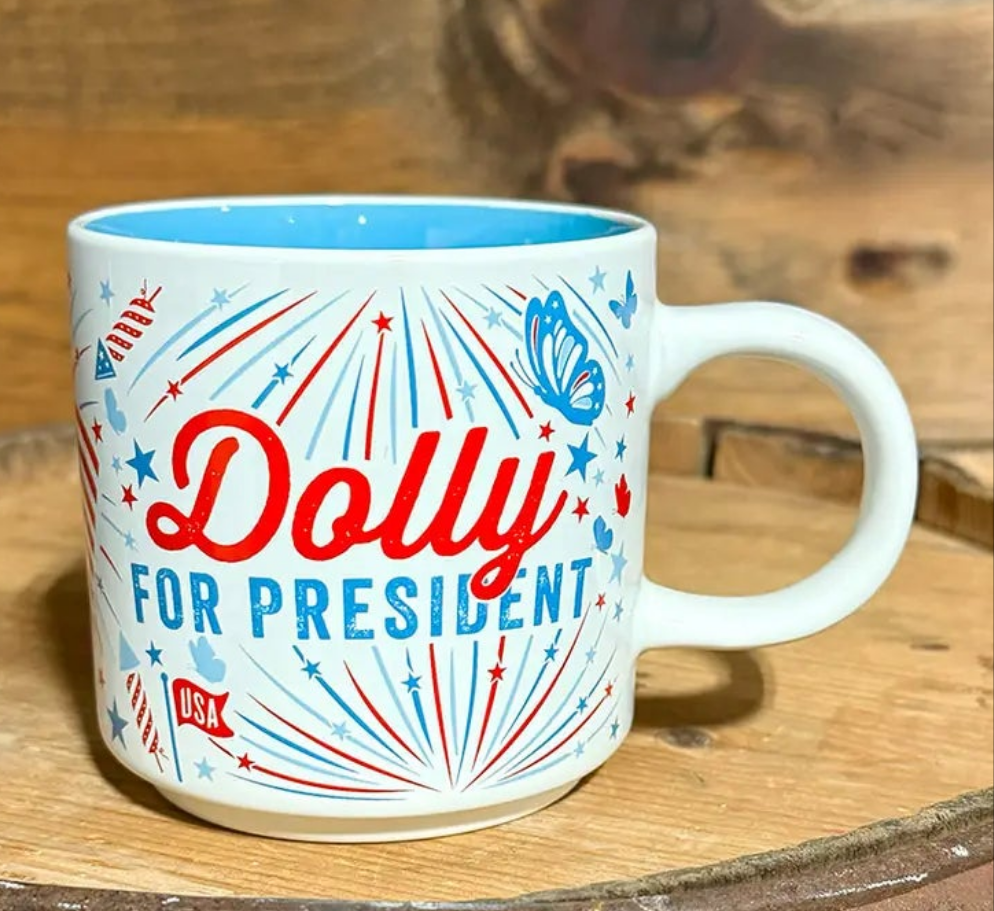 Dolly for President Stars and Stripes