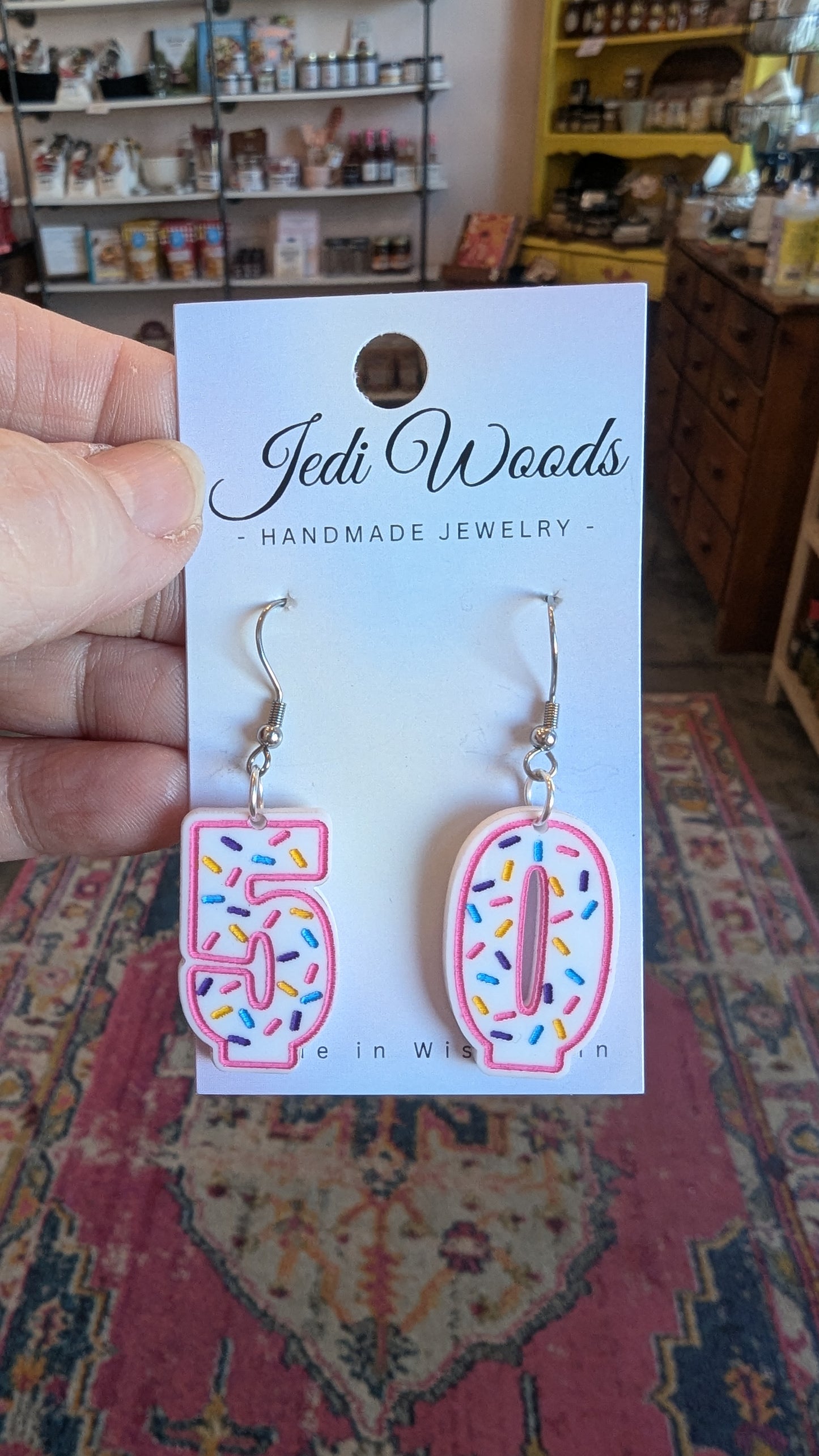 Birthday Candle Earrings (choose age)