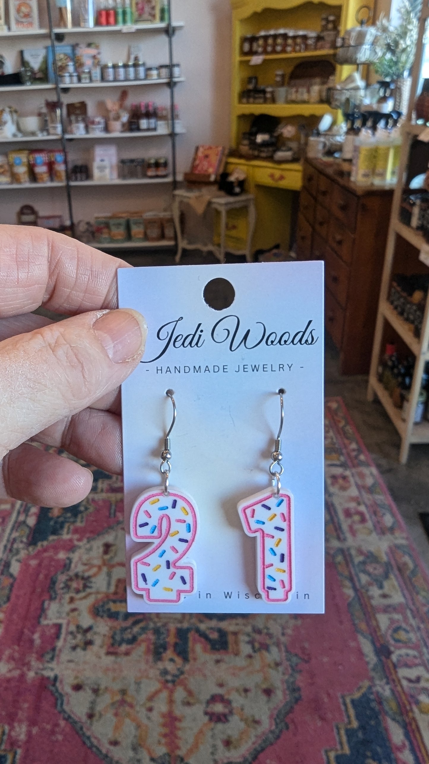 Birthday Candle Earrings (choose age)