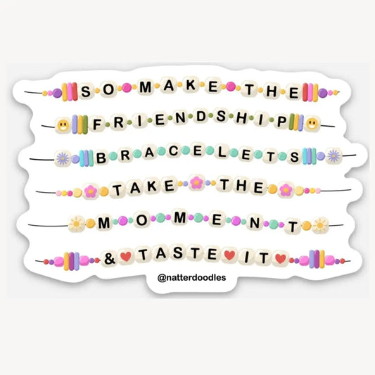 Taylor Swift Friendship Bracelet Sticker