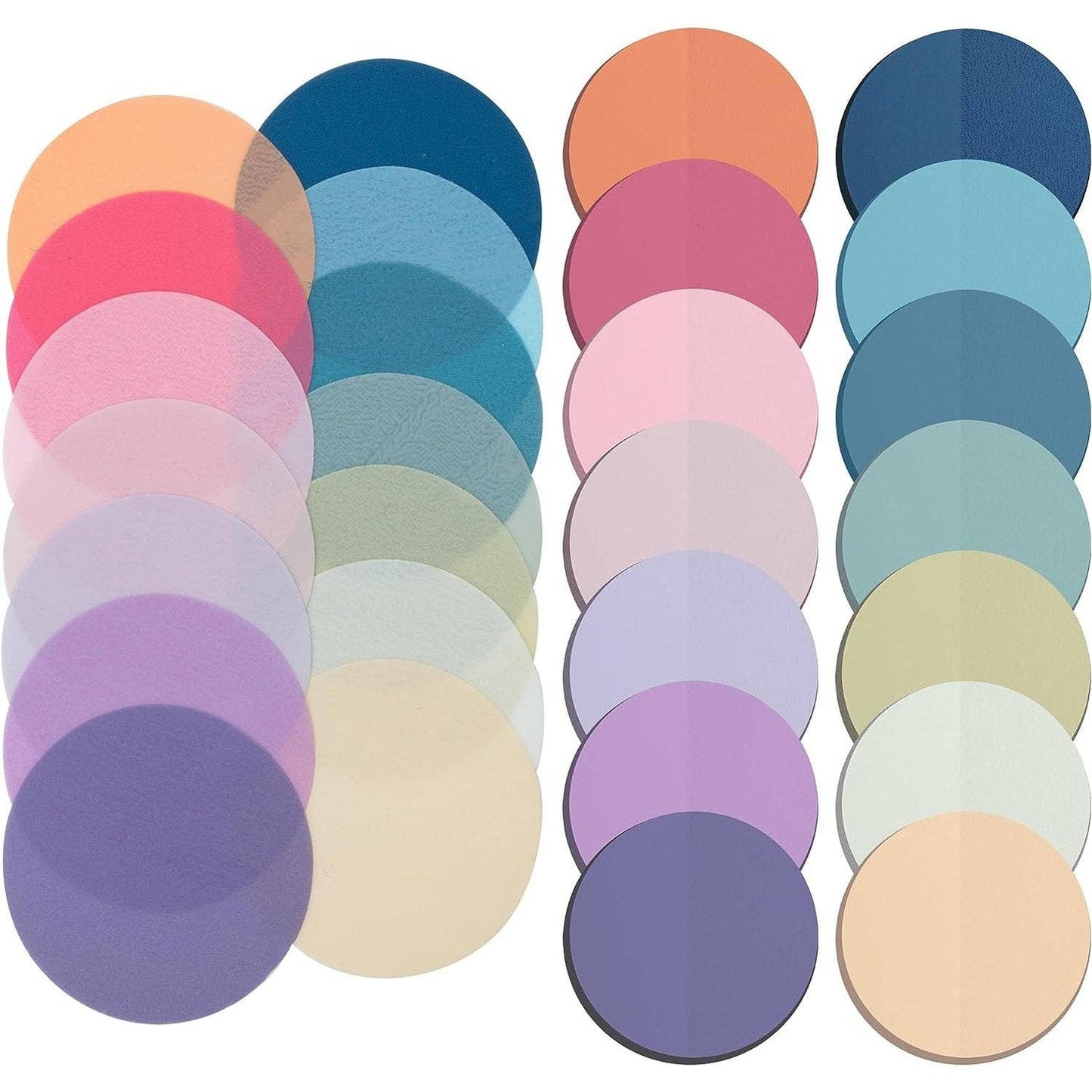 Transparent Round Sticky Notes- 560 Pcs