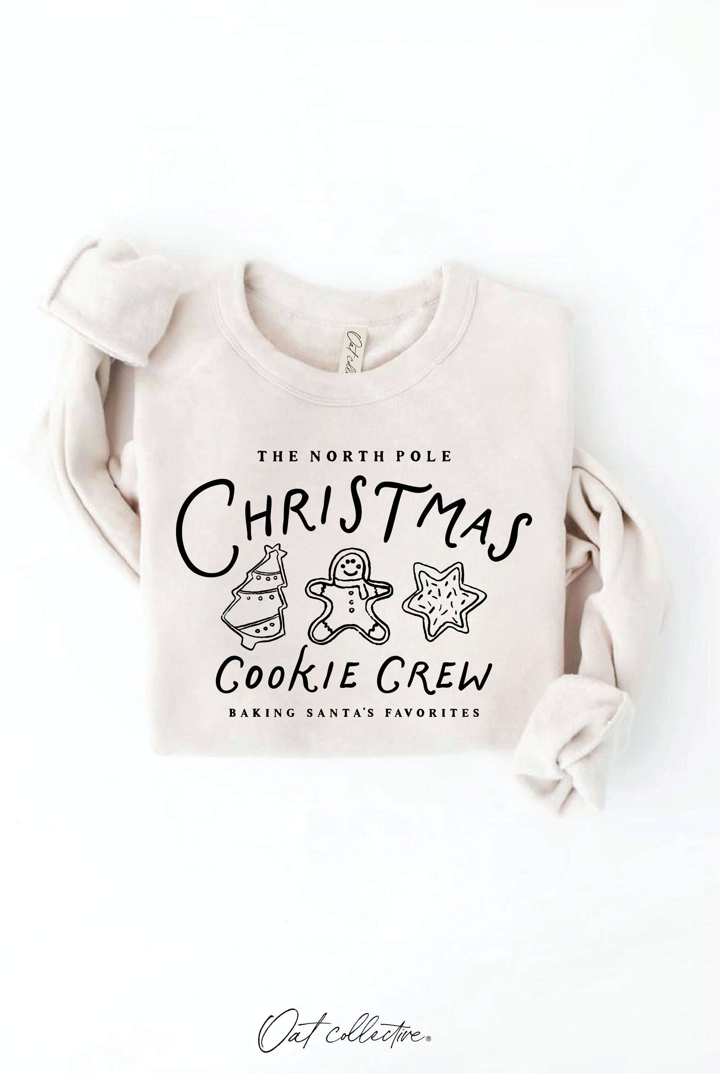 North Pole Christmas Cookie Crew Crewneck