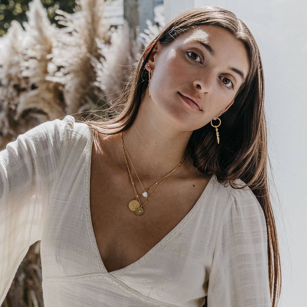 Zodiac Medallion Charm Necklace