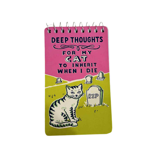 Spiral Notebook- Deep Thoughts