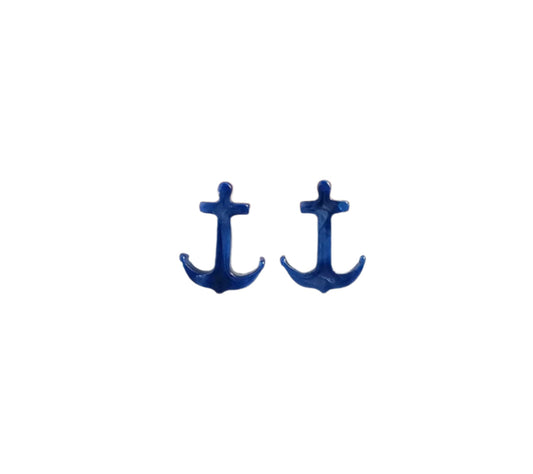 Anchor Stud Earrings