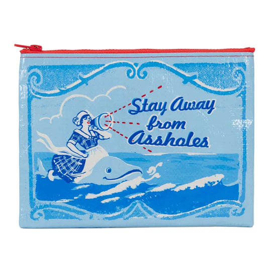 Zipper Pouch- Stay Away Assholes