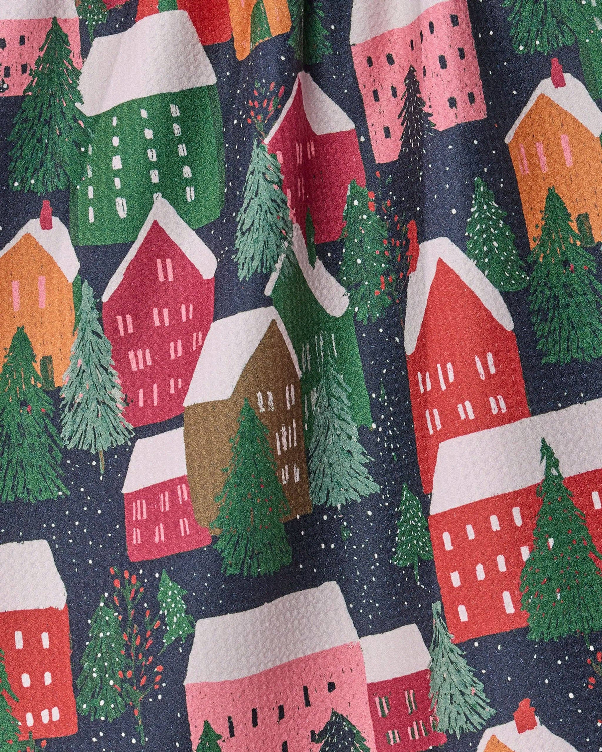 Geometry Tea Towel- Alpine Village