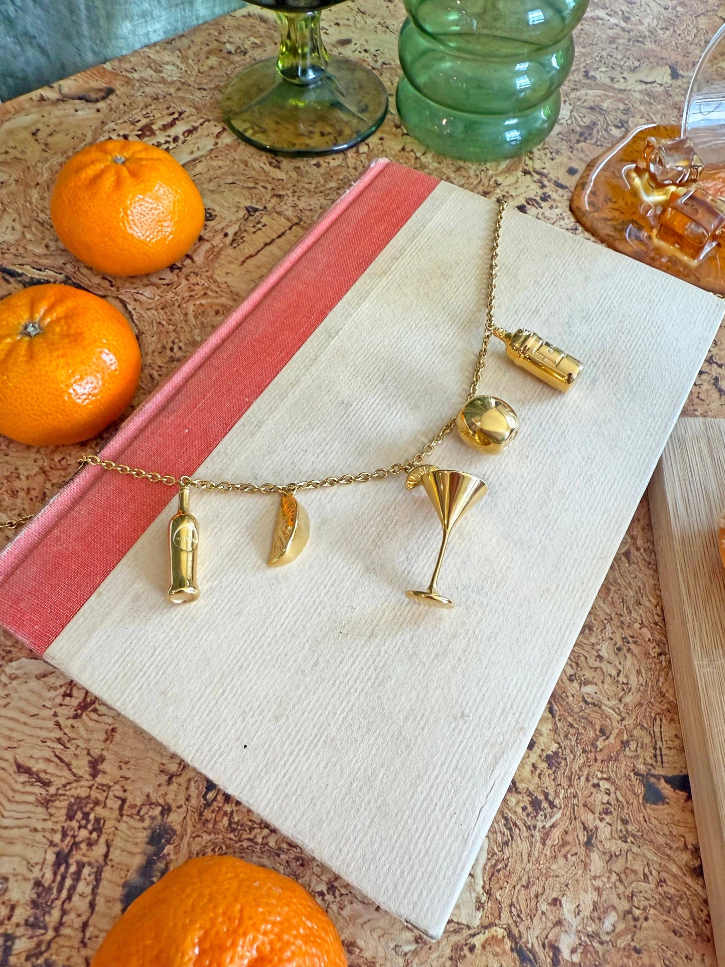 Martini Charm Necklace