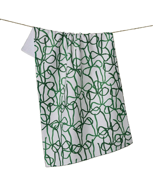 Bowtiful Geometry Tea Towel