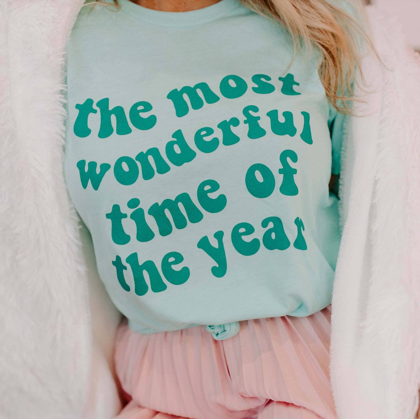 Christmas Graphic Tee Holiday Shirt Most Wonderful Time