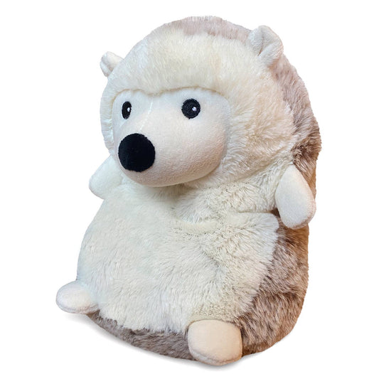 Plush toy hedgehog Warmies on a white background