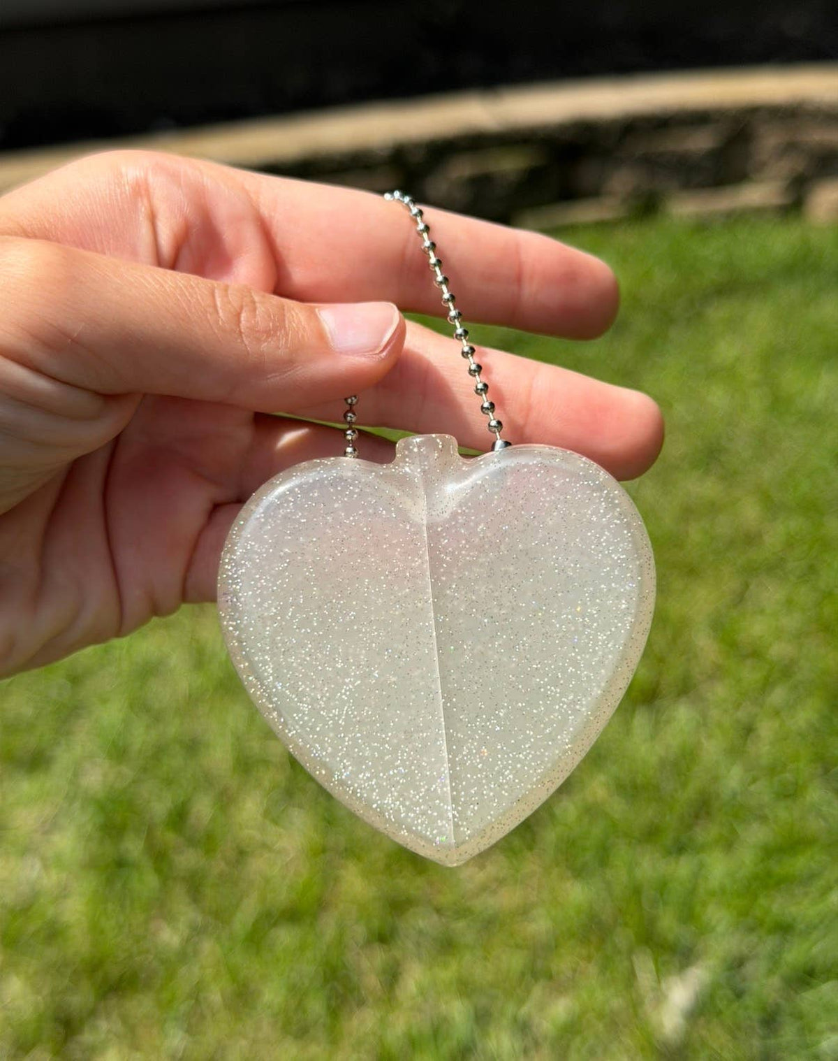 Sparkly Heart Coin Purse - Book Money