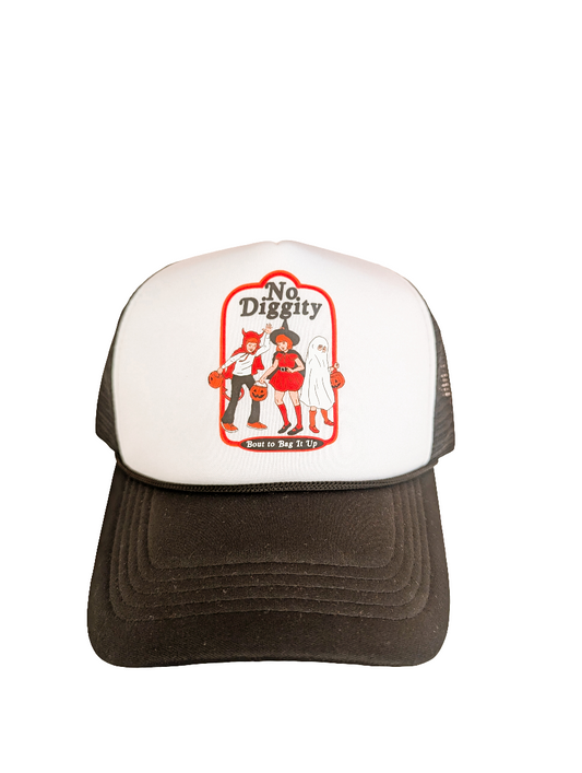 No Diggity Halloween Trucker Hat