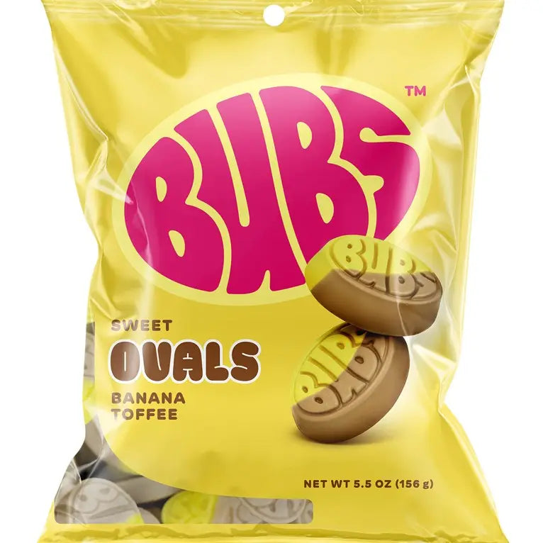Bubs Sweet Ovals Banana Toffee